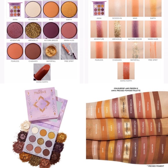 Colourpop x Disney Frozen 2 SE Anna Collection NIB - Picture 6 of 8